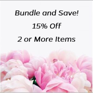 15% Off Bundles of 2 or More Items!